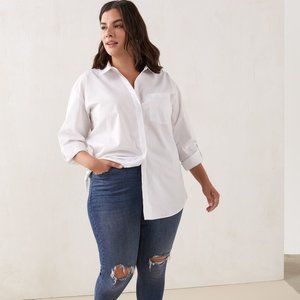 Blouse structurée à coupe ample